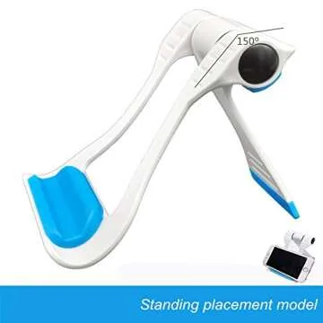 LABILUS Two Models Multi-Angle Adjustable Universal Portable & Foldable Cellphone Tablet Stand Holder Mount for iPhone ipad Galaxy Kindle Switch - Blue