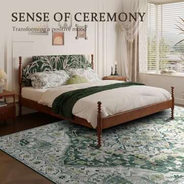 Boho Area Rug 8x10 for Stylish Home Decor