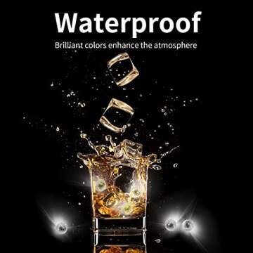 Aogist 100pcs Warm White Balloon Light,Long Standby Time Waterproof Mini Ball Light,Round LED Lamp f...