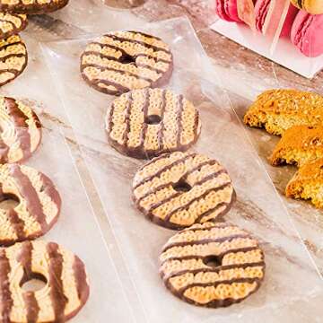 Heat Sealable Clear Plastic Snack Bags - 100ct