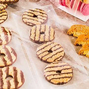 Heat Sealable Clear Plastic Snack Bags - 100ct