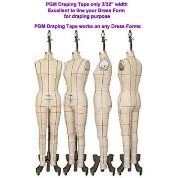 Durable Draping Tapes for Fashion Design 49ft Roll