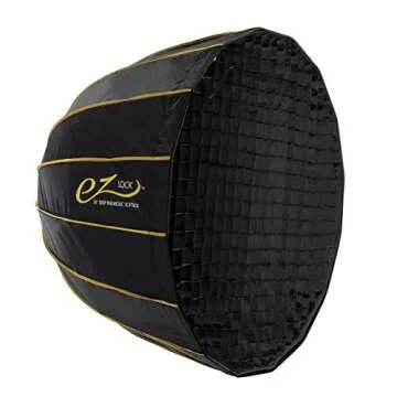 Glow EZ Lock 38" Deep Parabolic Quick Softbox, 16-Sided Parabolic Softbox Opens Up and Closes Down 'Umbrella' Style, this Bowens Mount Softbox with Quick Speedring Swap is an Ideal Speedlight Soft box