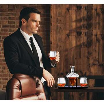 RUGLUSH Diamond Decanter: Handcrafted Luxury