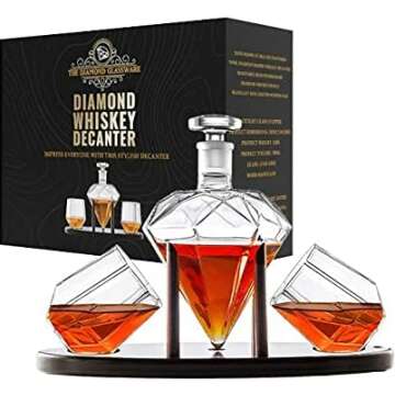 RUGLUSH Diamond Decanter: Handcrafted Luxury