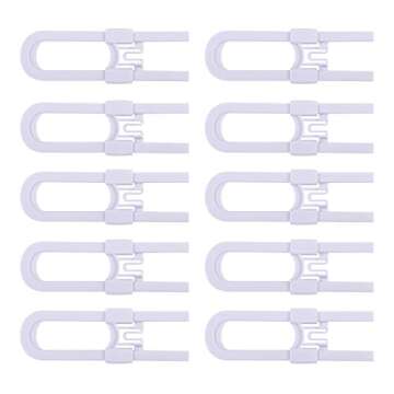 CUTESAFETY Sliding Cabinet Locks - Baby Proofing Cabinets with Adjustable Child Safety Lock - Childp...