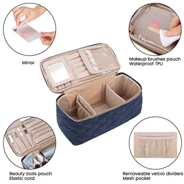 BAGSMART Large Makeup Bag Travel Organizer for Women