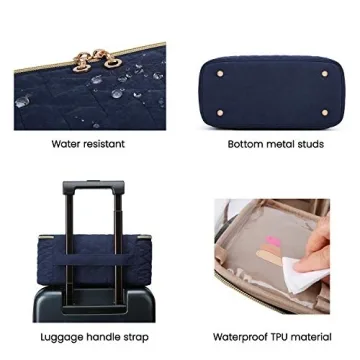 BAGSMART Large Makeup Bag Travel Organizer for Women
