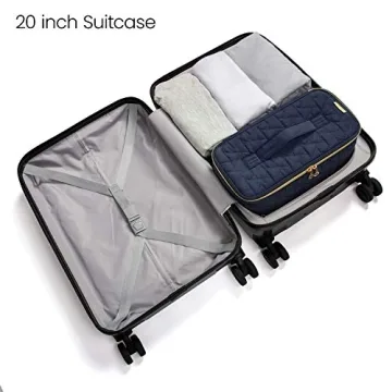 BAGSMART Large Makeup Bag Travel Organizer for Women