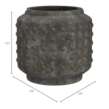 A&B Home Noam Planter 7.5-Inch Ceramic Indoor Outdoor