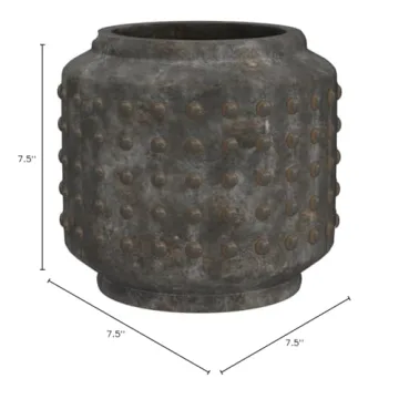 A&B Home Noam Planter 7.5-Inch Ceramic Indoor Outdoor