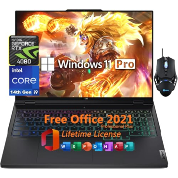 Lenovo Legion Pro 7i Gaming Laptop 2024 with Intel i9 RTX 4080