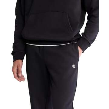 Calvin Klein Men's Monogram Logo Fleece Joggers