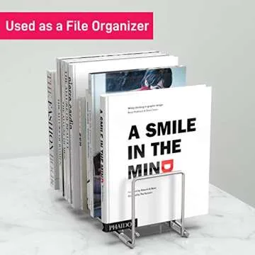 AmoVee 2 Pack Kitchen Organizer Set, Pan and Pot Lid Organizer Rack for Pots & Pans, Lids, Plates, Cutting Boards, Bakeware, Cooling Rack, Serving Trays, Total 12 Compartments, Silver