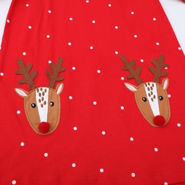 Toddler Kids Girl Long Sleeve Christmas Dress