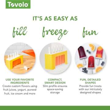 Tovolo Ice Pop Molds, Popsicle Makers