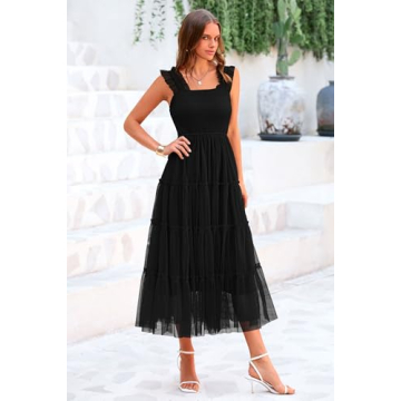 Elegant Summer Midi Dress for Weddings and Parties
