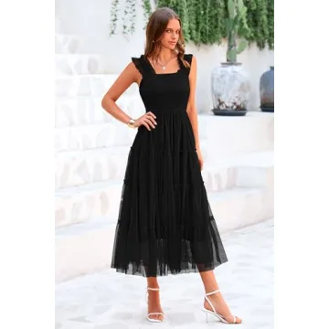 Elegant Summer Midi Dress for Weddings and Parties