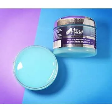 The Mane Choice Tropical Moringa Sweet Oil & Honey Endless Moisture Braid-Out Hair Glaze, Twist & Braid Cream Gel w/Flexible Hold for Hair Definition & Strength, Helps Reduce Frizz & Breakage, 12 Oz