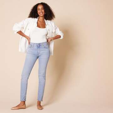 Amazon Essentials Slim-Fit Camisole Pack of 4 White Medium