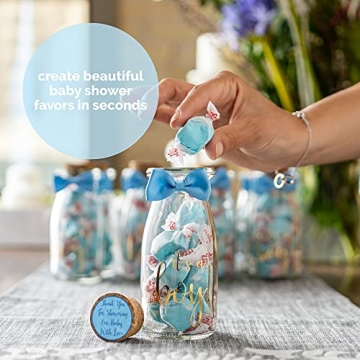 Buy Ethisa 12 Pack Its a Boy Milk Glass Bottles