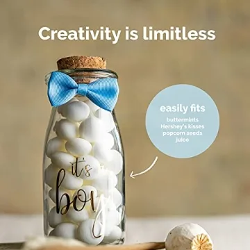 Buy Ethisa 12 Pack Its a Boy Milk Glass Bottles