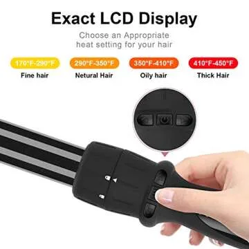 PARWIN PRO 7 in 1 Curling Wand Set for All Hair Types