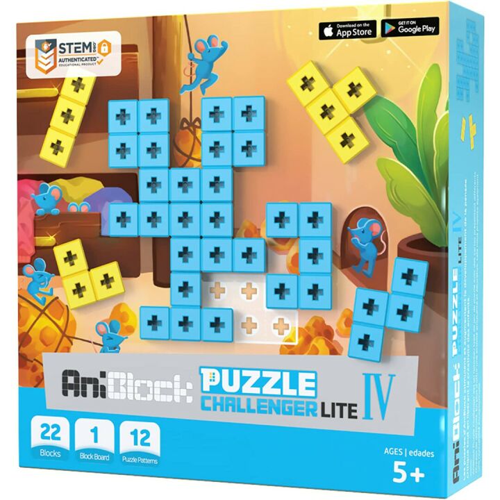 AniBlock Puzzle Challenger Lite IV - STEM Brain Game