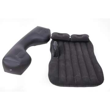 Onirii Inflatable Car Air Mattress Back Seat Bed,Car Beds Thickened Car Camping Air Mattress Bed with Air Pump,Blow Up Bed Portable Car Travel Mattress,Car Sleeping Bed for Car Universal SUV