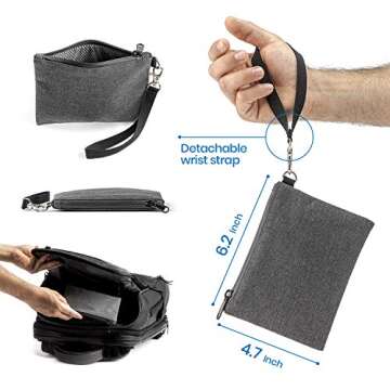 Epulse Small Smell Proof Bag - Odor Proof Bags Container - No Smell Scent Stash Pouch - Smellproof B...