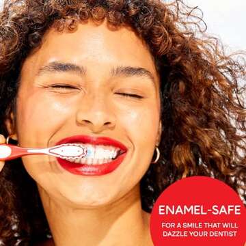 Colgate Optic White Charcoal Whitening Toothpaste, Cool Mint, Enamel-Safe with Fluoride, 2 Pack 4.2oz Tubes