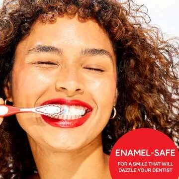 Colgate Optic White Charcoal Whitening Toothpaste, Cool Mint, Enamel-Safe with Fluoride, 2 Pack 4.2oz Tubes