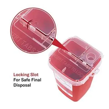 Alcedo Sharps Container: Safe Needle Disposal at Home