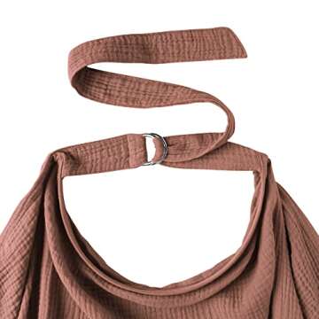 Versatile Konssy Muslin Nursing Cover for Comfortable Feeding