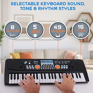 Explore the Pyle 49-Key Digital Karaoke Electric Keyboard