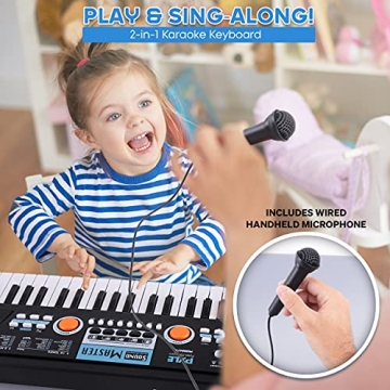 Explore the Pyle 49-Key Digital Karaoke Electric Keyboard
