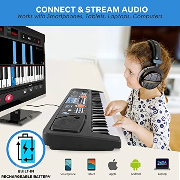 Explore the Pyle 49-Key Digital Karaoke Electric Keyboard