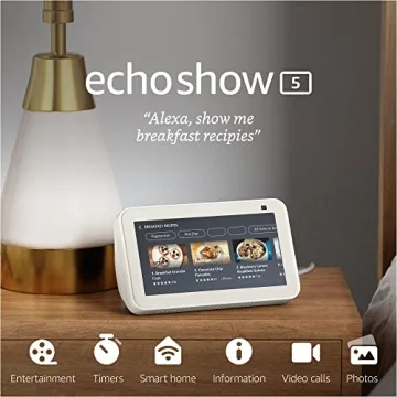 Smart Display Echo Show 5 with Alexa and 2 MP Camera