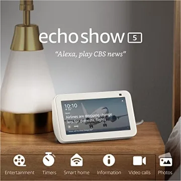Smart Display Echo Show 5 with Alexa and 2 MP Camera