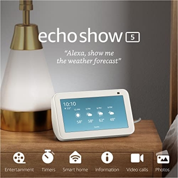 Smart Display Echo Show 5 with Alexa and 2 MP Camera