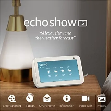 Smart Display Echo Show 5 with Alexa and 2 MP Camera
