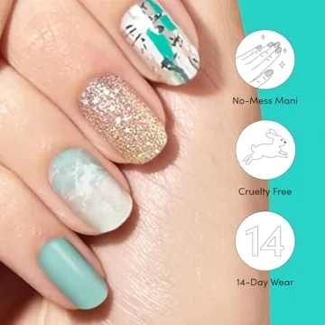 Dashing Diva Desert Quartz Gel Nail Strips | Home Manicure Made Easy