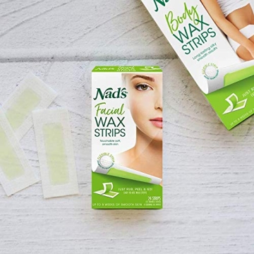 Nad's Facial Wax Strips for Easy Hair Removal at Home