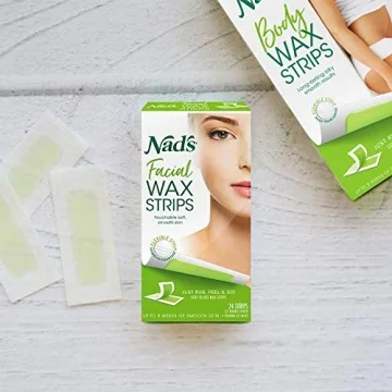 Nad's Facial Wax Strips for Easy Hair Removal at Home