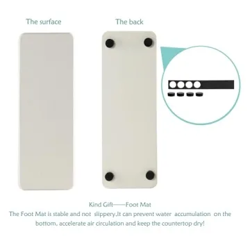 NiuYichee Diatomaceous Earth Coasters Fast Water Absorbing Trays