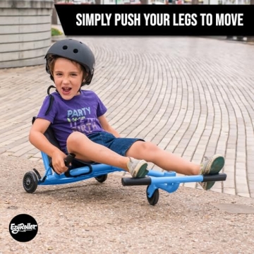 EzyRoller Classic Kids Scooter Ride On - Blue