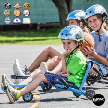 EzyRoller Classic Kids Scooter Ride On - Blue
