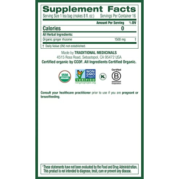 Organic Ginger Tea for Healthy Digestion and Relaxation