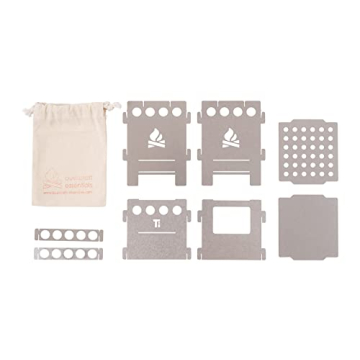 Bushbox Titanium Outdoor Pocket Stove for Versatile Cooking