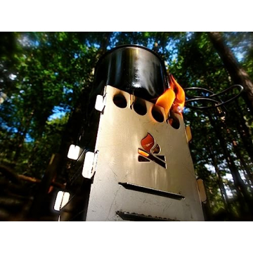 Bushbox Titanium Outdoor Pocket Stove for Versatile Cooking